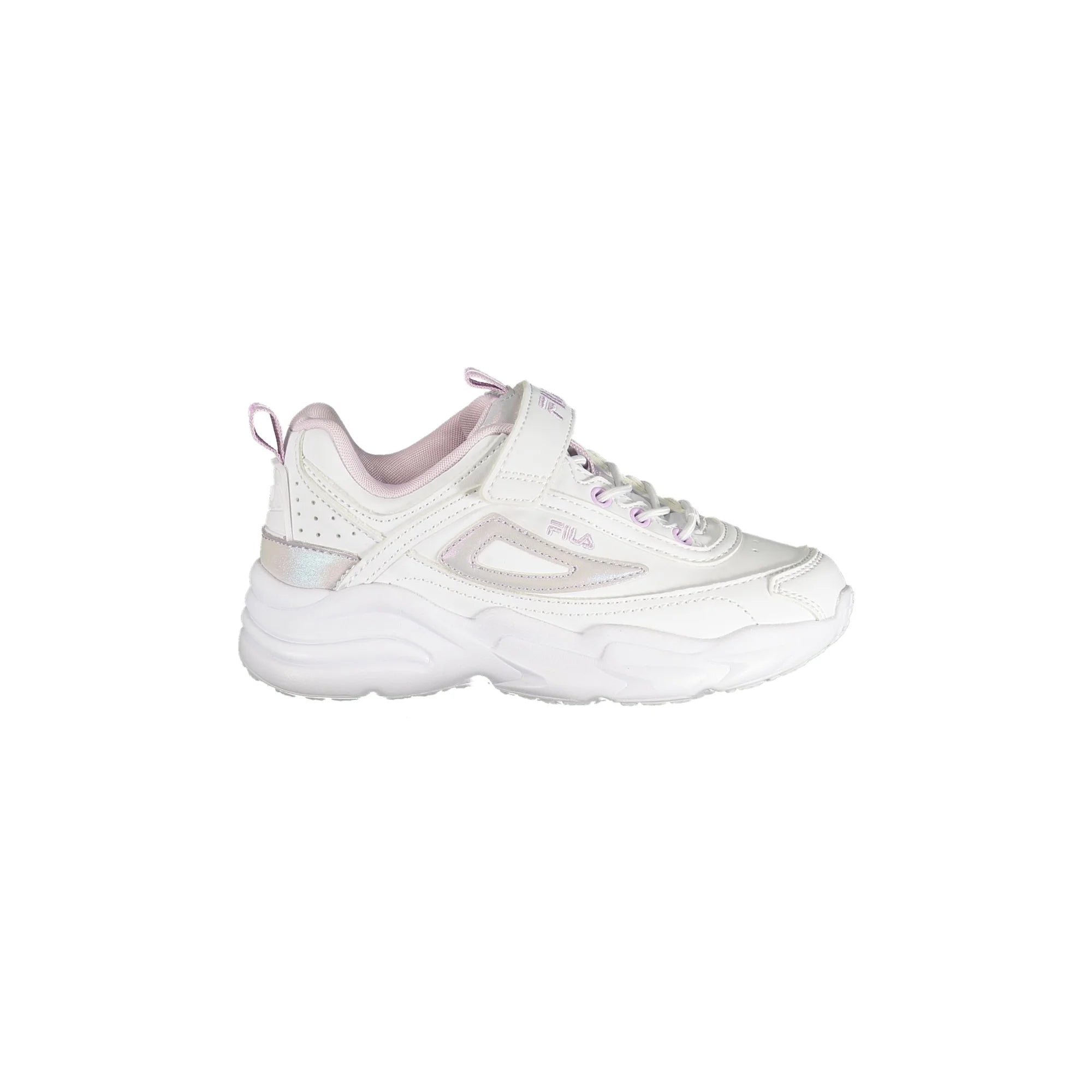 Fila Sneakers Bambina Bianche Sportive Strappo Logo unisex Bianco - foto prodotto